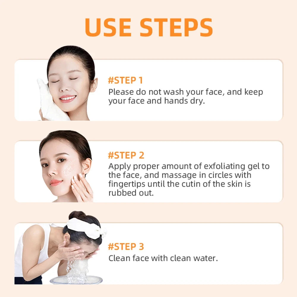 Orange Brightening Exfoliating Gel — Glow & Radiance Skin Treatment