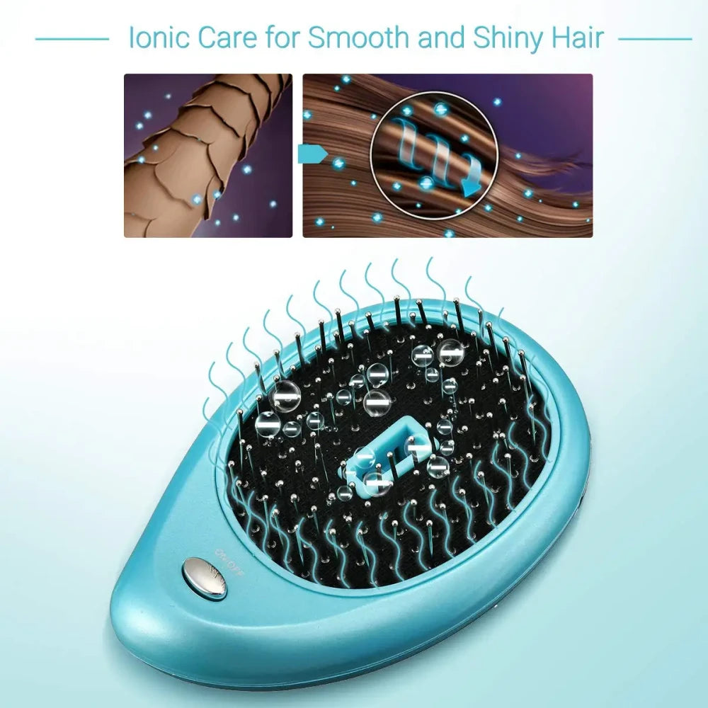 Anti-Static Ionic Vibration Hair Brush