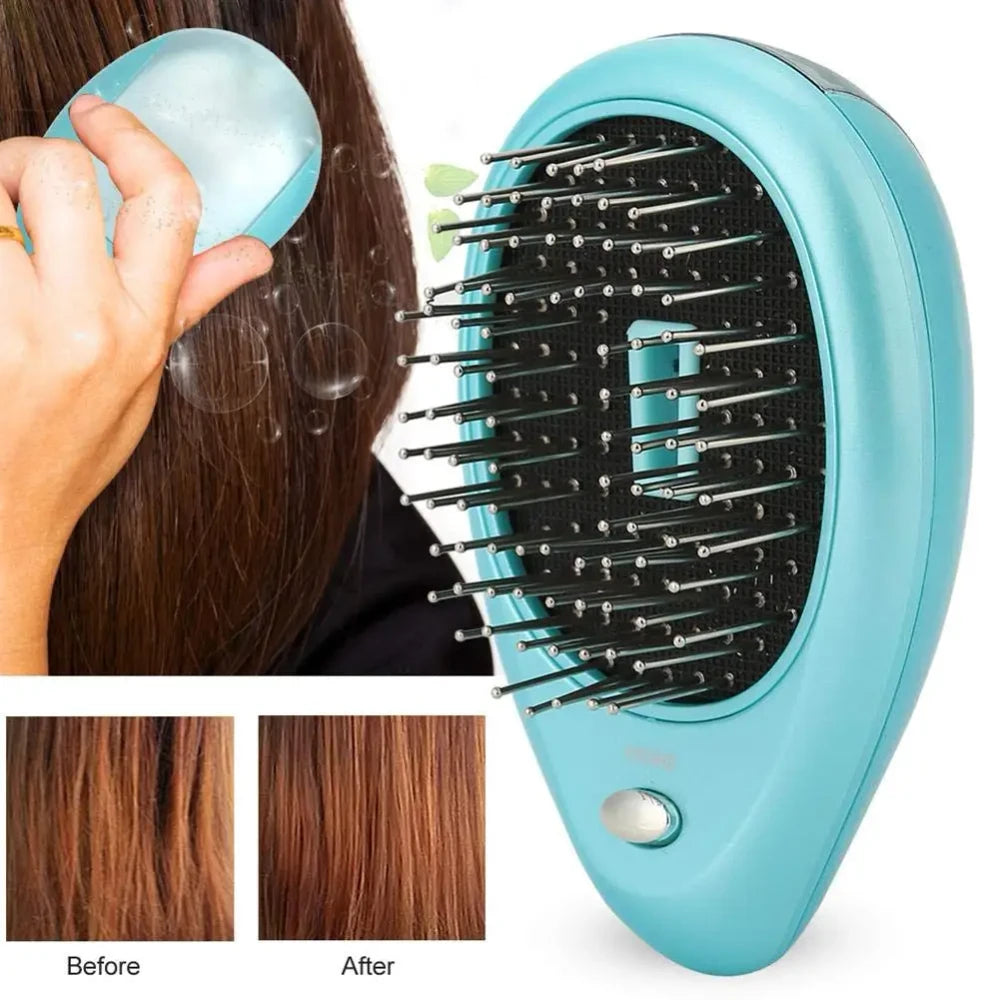 Anti-Static Ionic Vibration Hair Brush