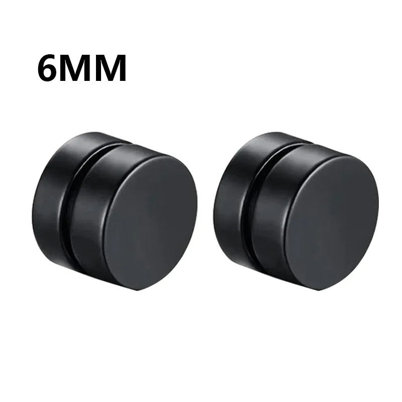 Magnetic Zircon Stud Earrings