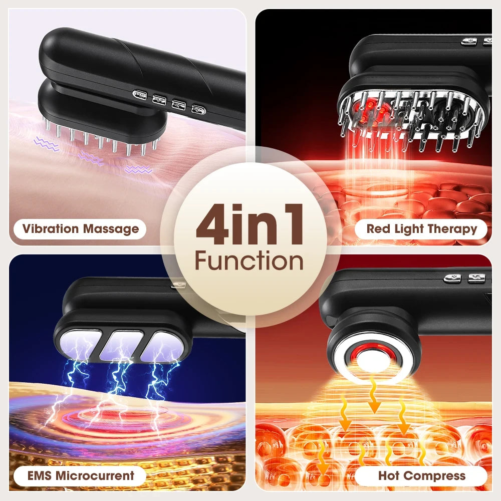 4-in-1 Electric Scalp Massage Comb