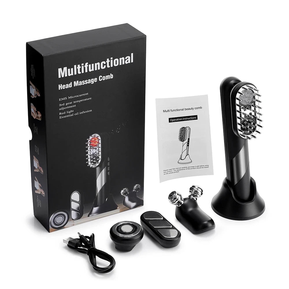 4-in-1 Electric Scalp Massage Comb