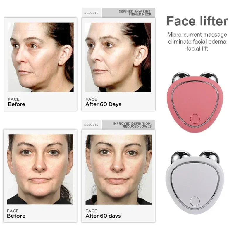 Sonic Microcurrent Facial Lifting Roller