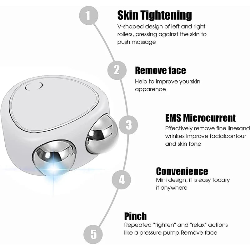 Sonic Microcurrent Facial Lifting Roller