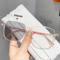 Photochromic Anti-Radiation Glasses — Metal Frame for Women & Men
