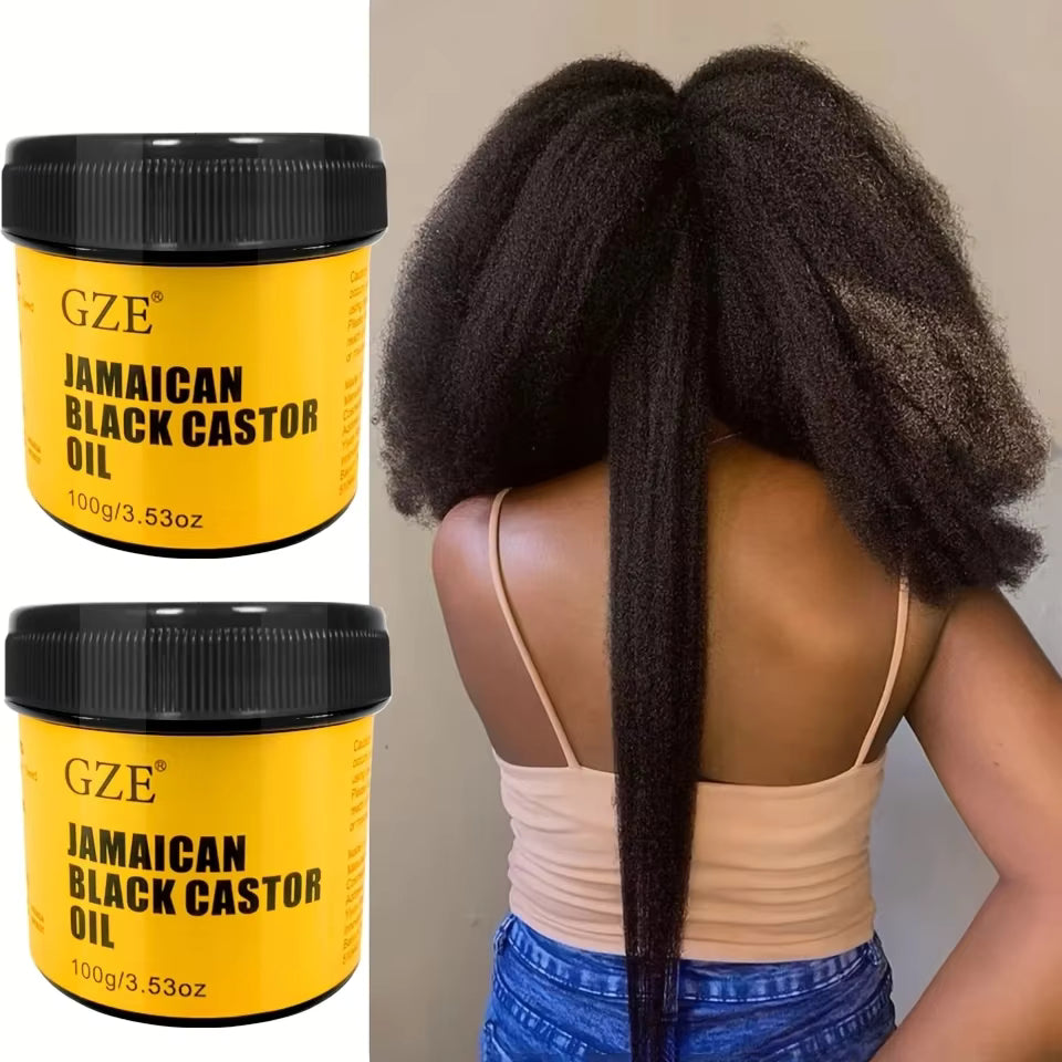 GZE Jamaican Black Castor Oil – Pure Cold-Pressed for Hair Growth & Scalp Health