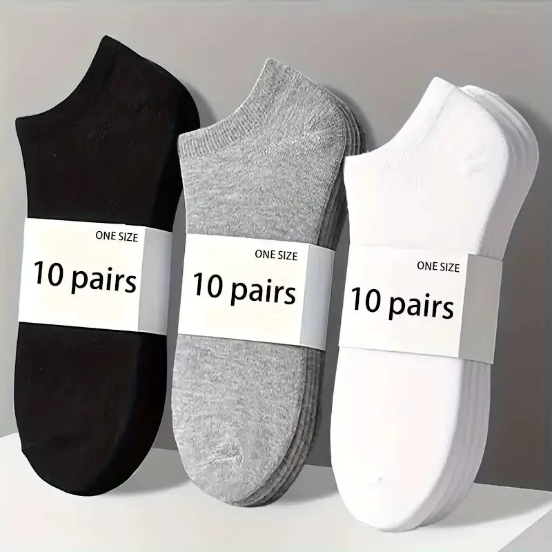Unisex Comfort-Fit Ankle Socks – Breathable & Lightweight for Sports & Daily Wear