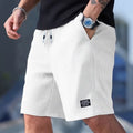 Men's Textured Breathable Shorts – Casual, Beach & Sports