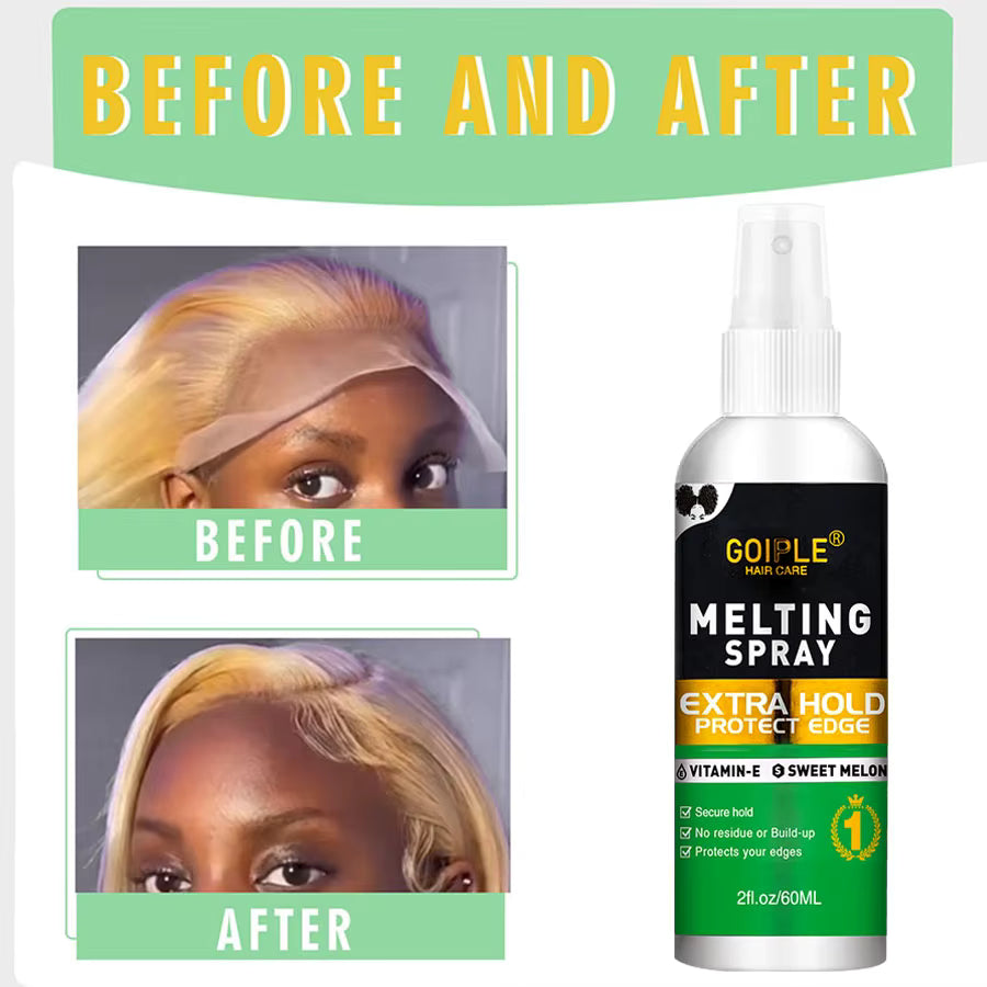 GOIPLE Wig Styling Kit — Lace Wig Bonding Glue, Edge Control Gel & Finishing Wax Stick