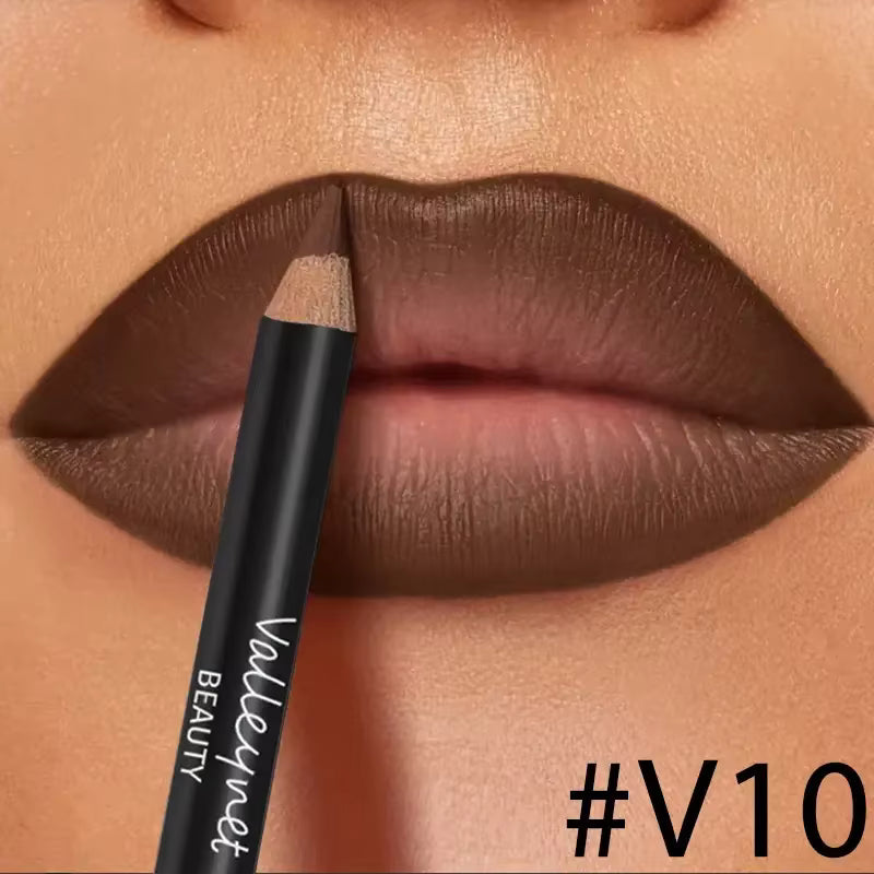 4pcs Lip Kit Set – 3 Lip Liners + 1 Lip Glaze