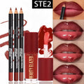 4pcs Lip Kit Set – 3 Lip Liners + 1 Lip Glaze