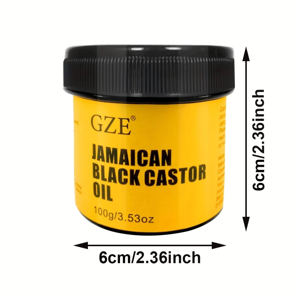 GZE Jamaican Black Castor Oil – Pure Cold-Pressed for Hair Growth & Scalp Health