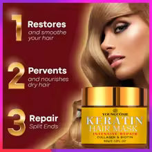 Hair Repair Mask – Biotin, Collagen & Keratin Treatment for Dry & Damaged Hair