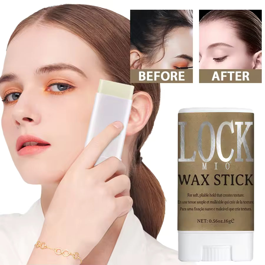 LOCKMIO Hair Wax Stick for Women & Kids — Long Lasting Hold, Frizz & Flyaway Control for Natural Wigs